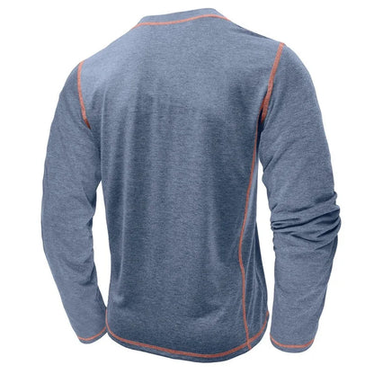 Vance Astor Henley Neck Uzun Kollu T-shirt