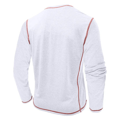 Vance Astor Henley Neck Uzun Kollu T-shirt