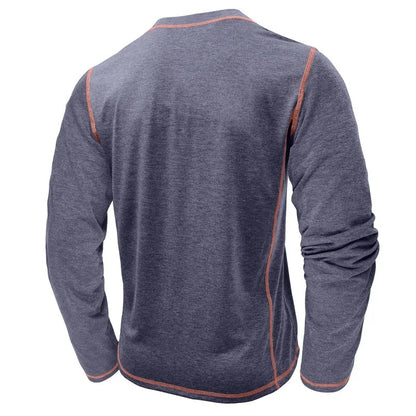 Vance Astor Henley Neck Uzun Kollu T-shirt