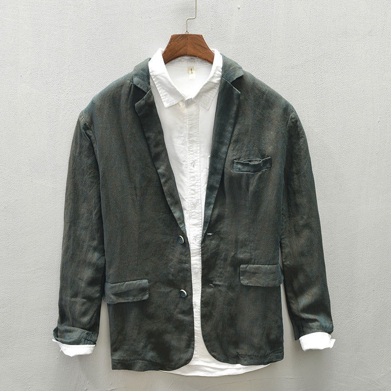 RANDY Keten Blazer Ceket