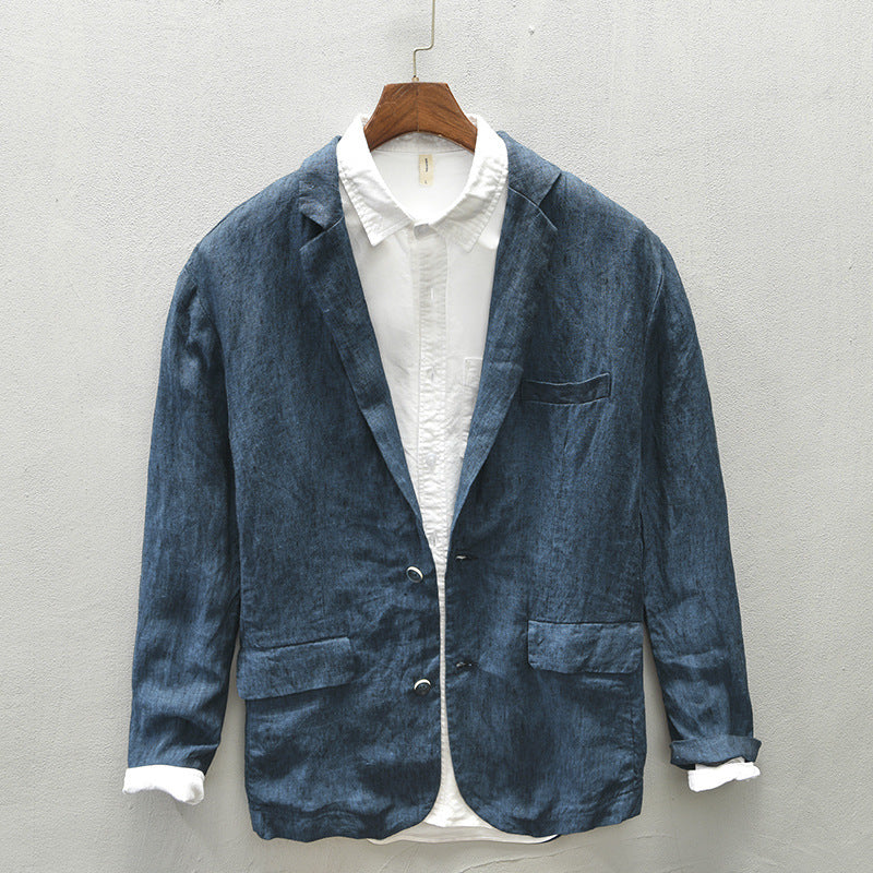 RANDY Keten Blazer Ceket