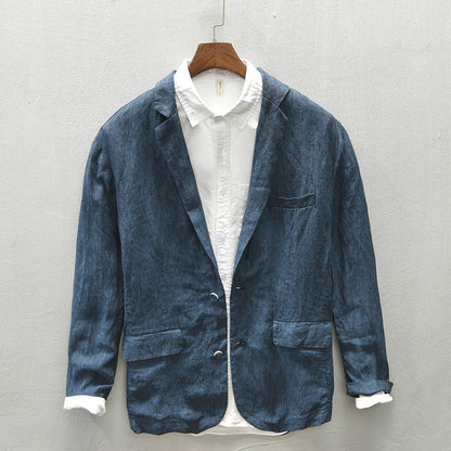 RANDY Keten Blazer Ceket