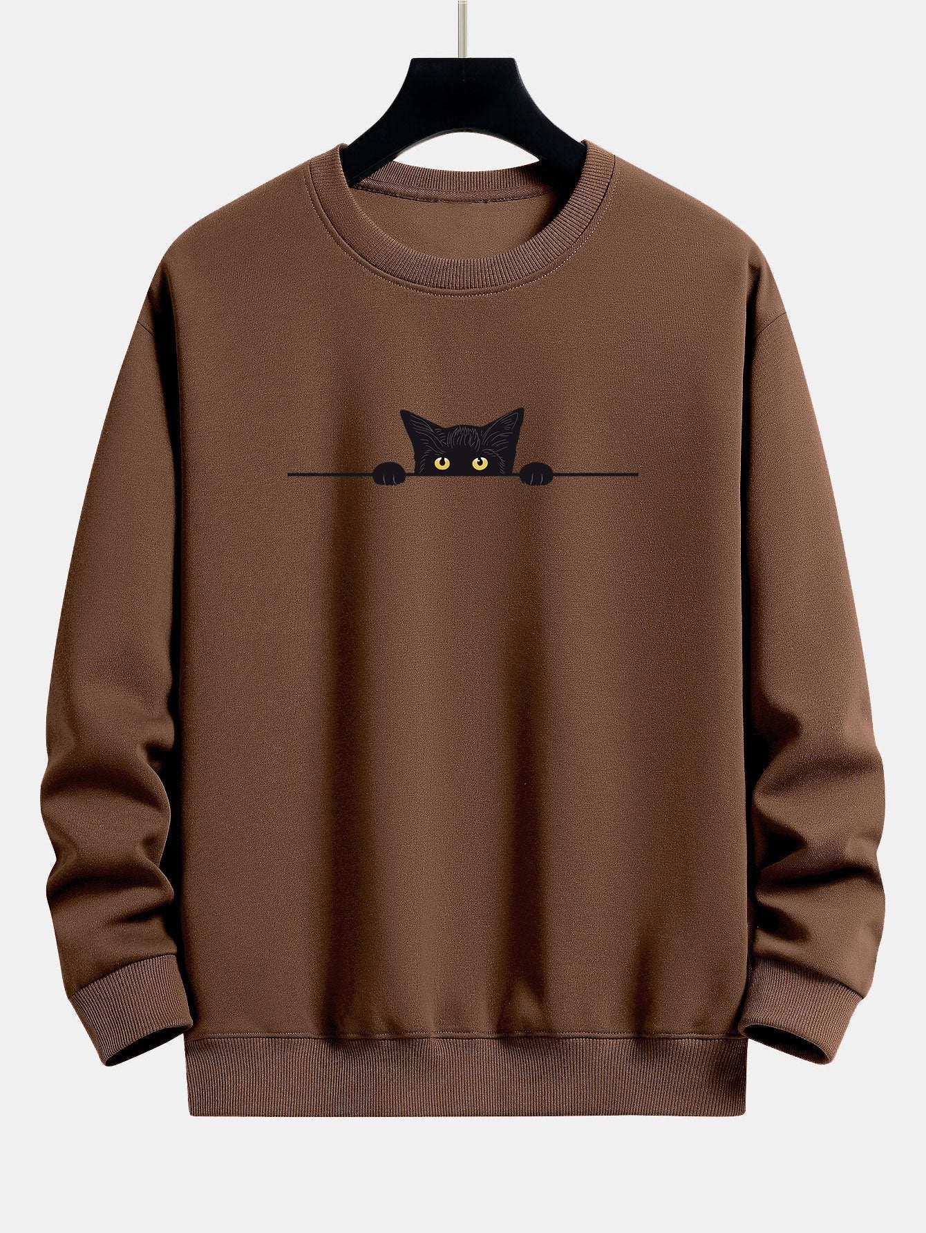 Vance Astor Black Cat Desenli Sweatshirt