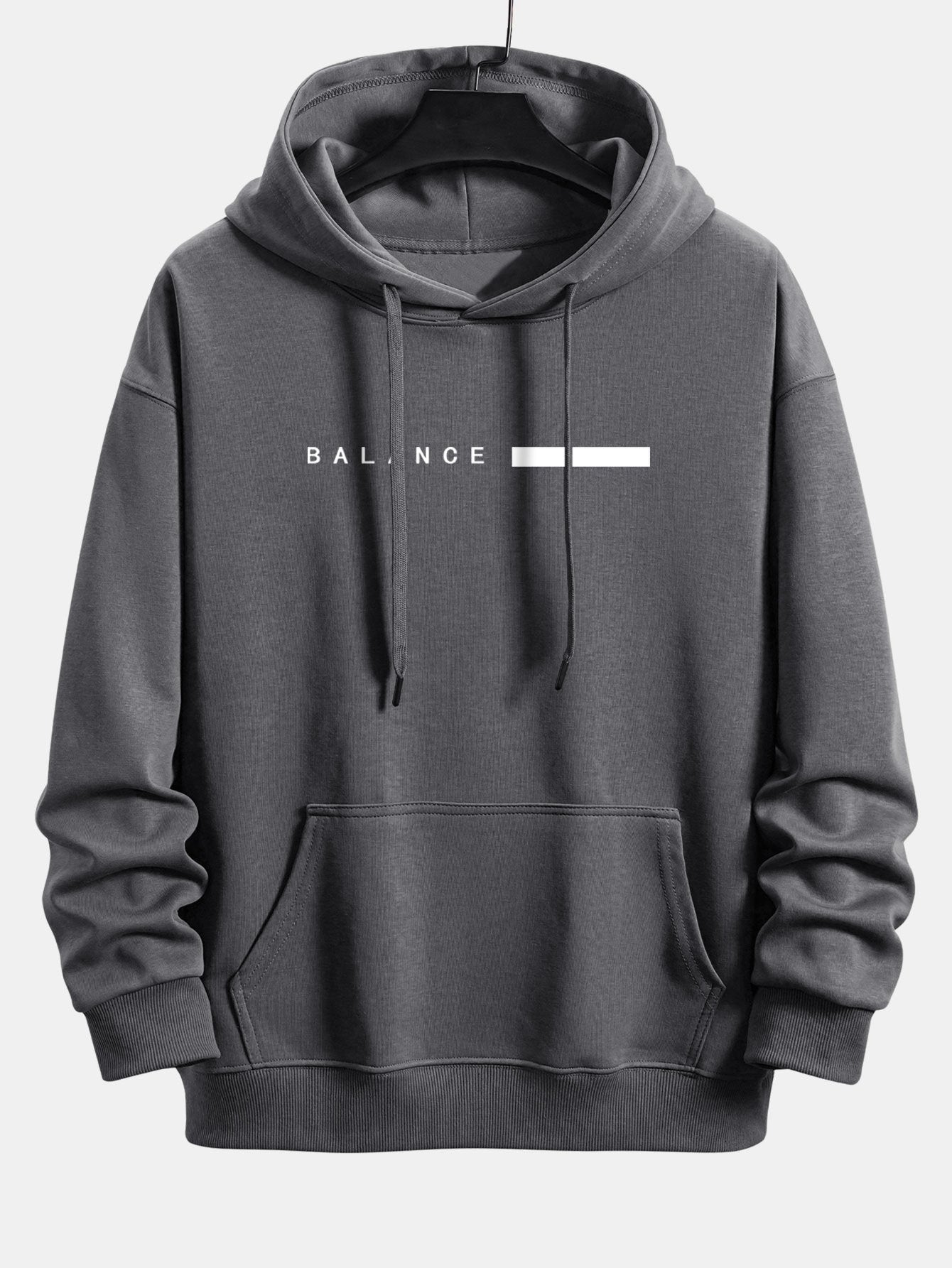 Vance Astor Balance Stripe Print Relax Fit Hoodie