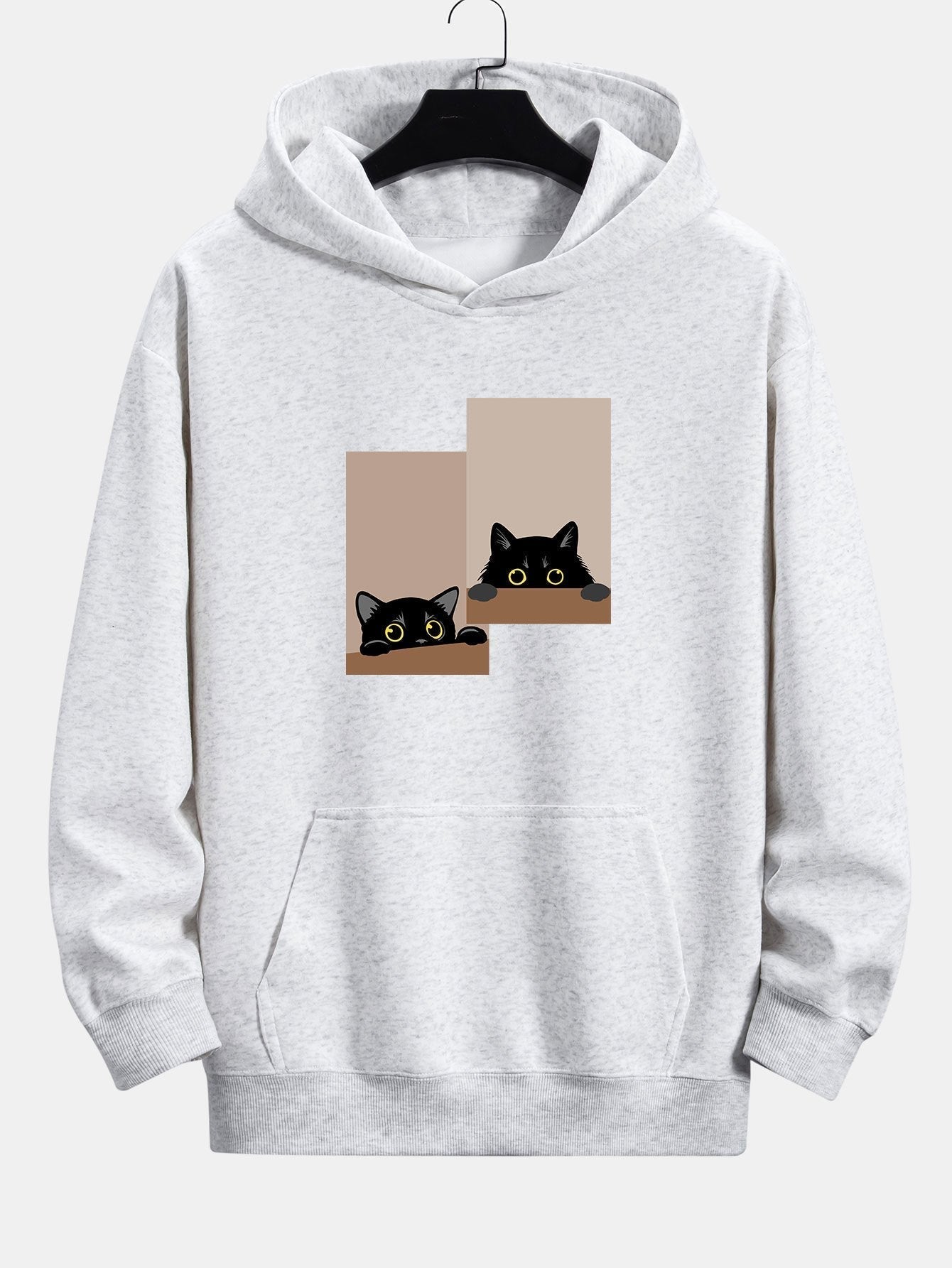 Vance Astor Black Cat Staring Hoodie