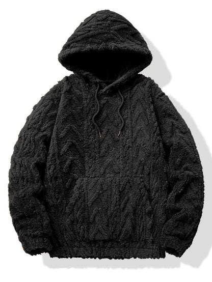 Vance Astor Geometric Jacquard Hoodie