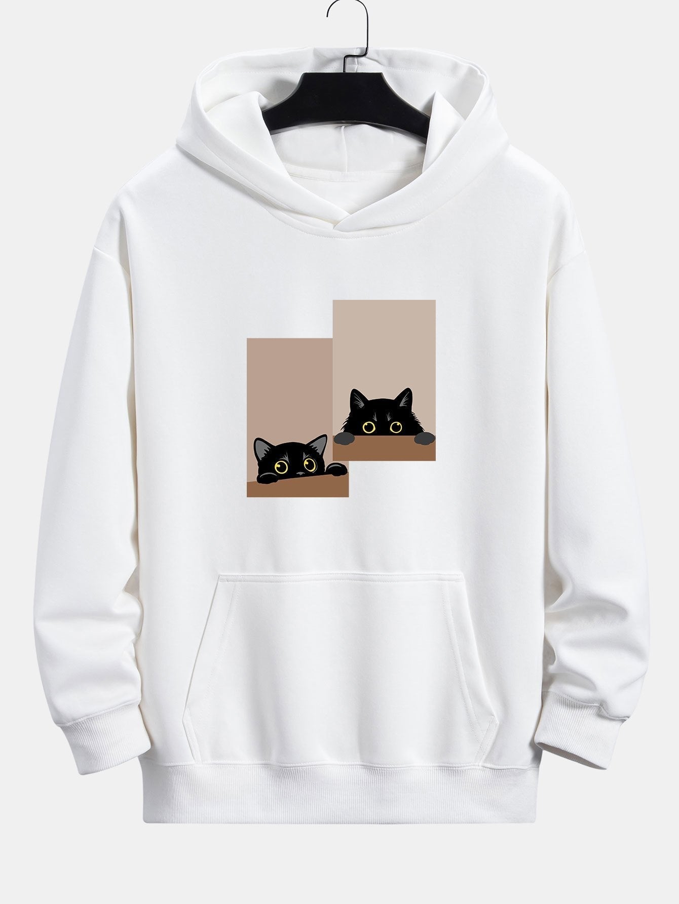 Vance Astor Black Cat Staring Hoodie