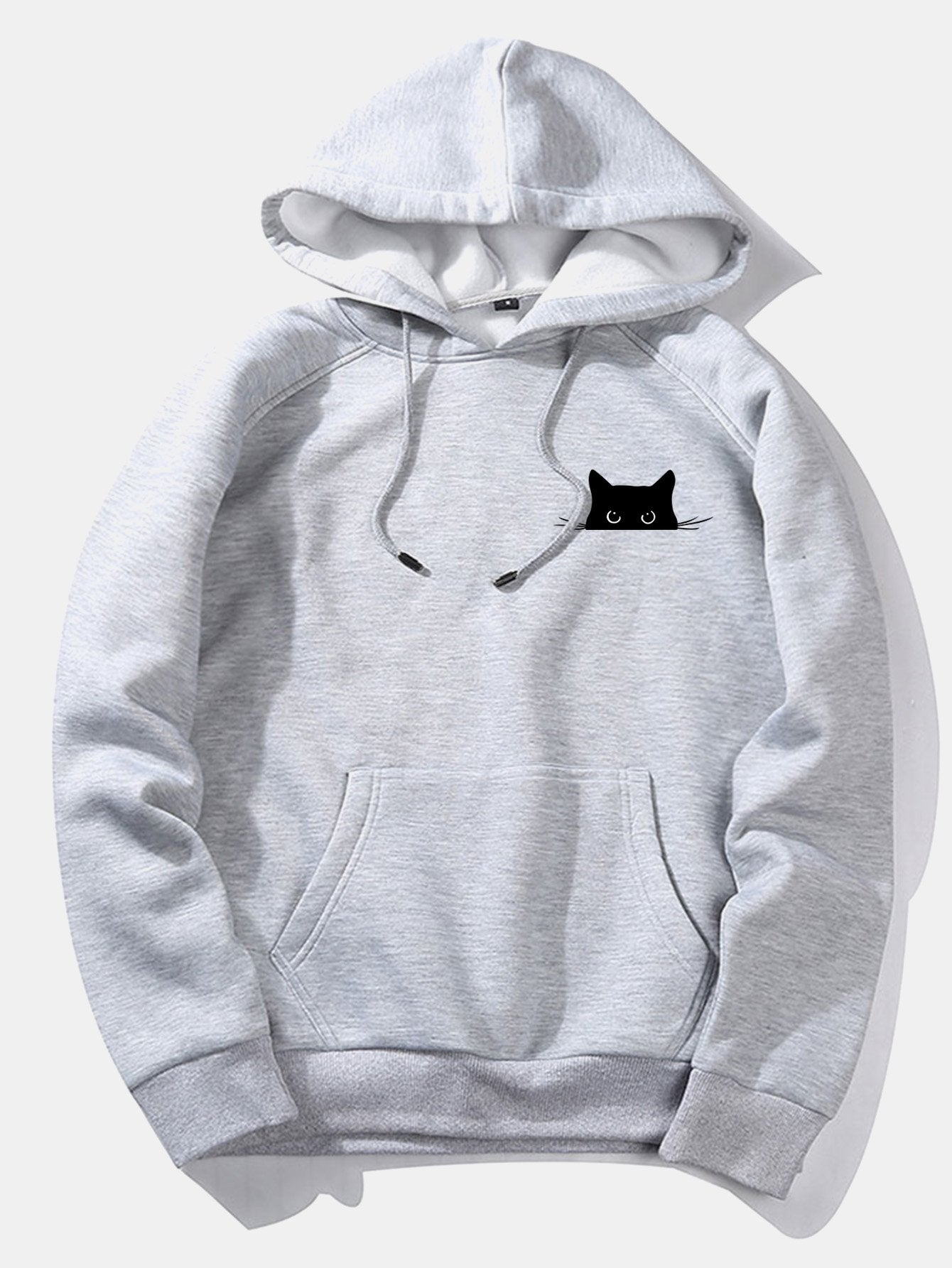 Vance Astor Black Cat Printed Hoodie