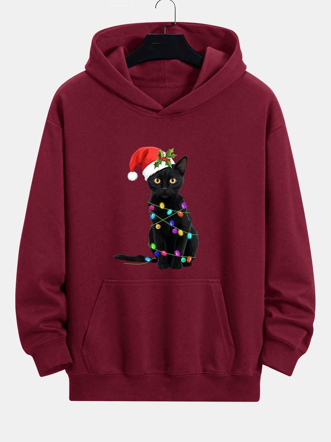 Vance Astor Christmas Lights Cat Hoodie