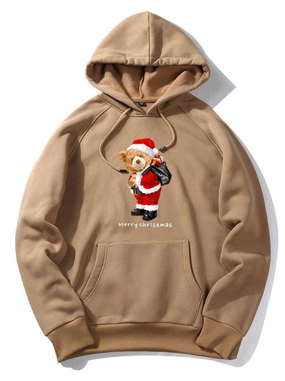 Vance Astor Christmas Bear Print Hoodie