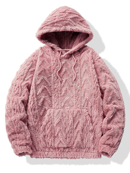Vance Astor Geometric Jacquard Hoodie