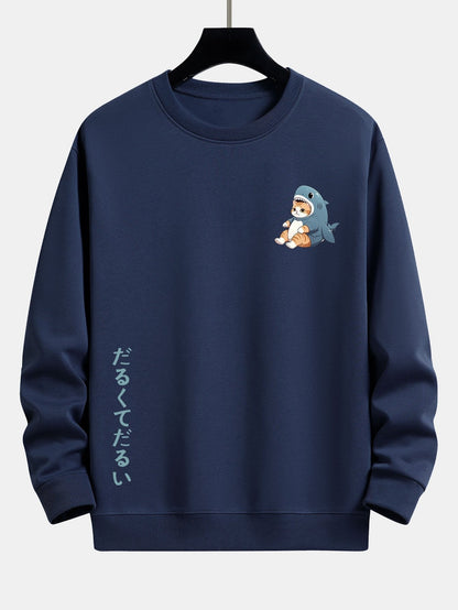 Vance Astor Cat In Shark Sweatshirt