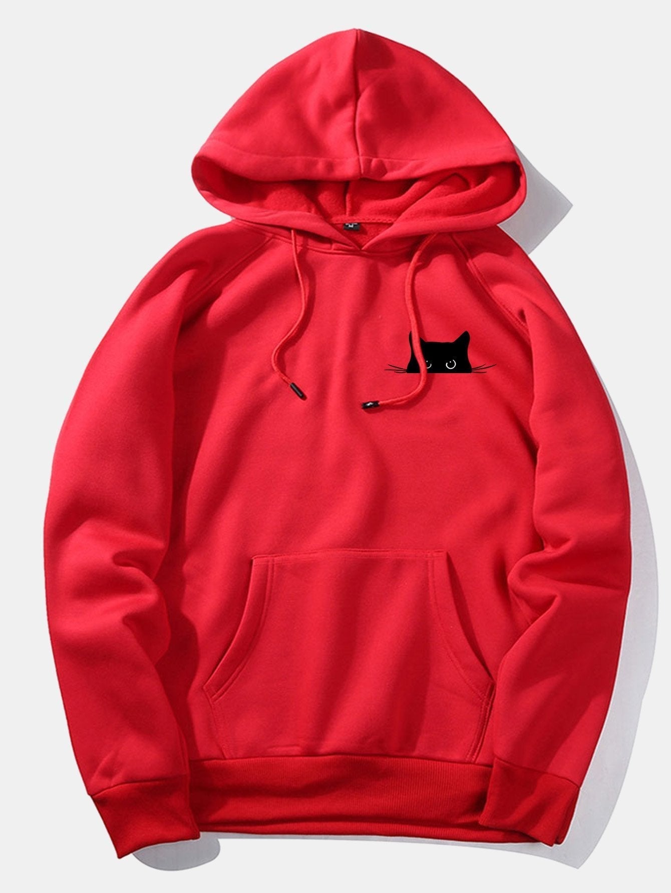 Vance Astor Black Cat Printed Hoodie