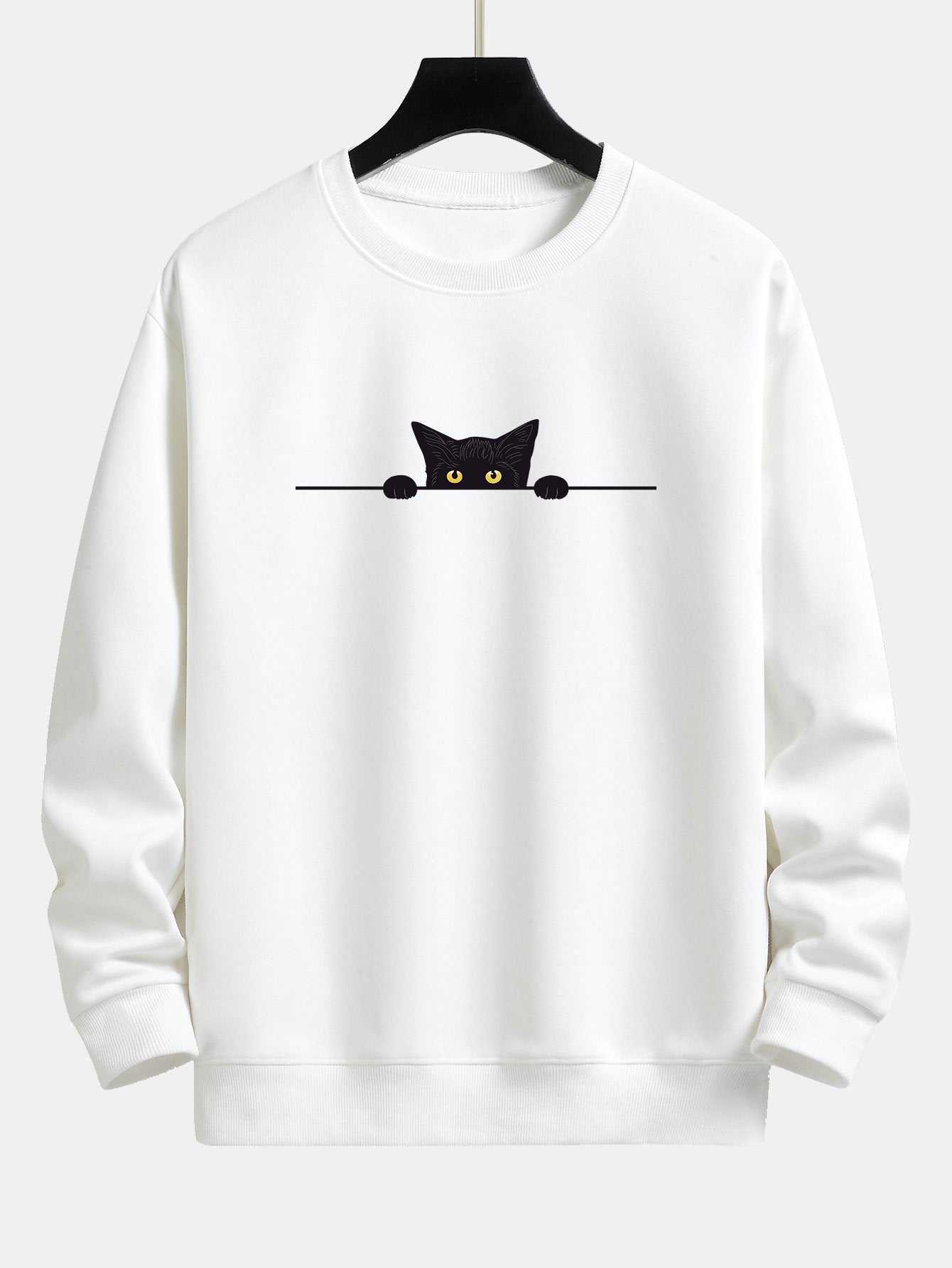 Vance Astor Black Cat Desenli Sweatshirt