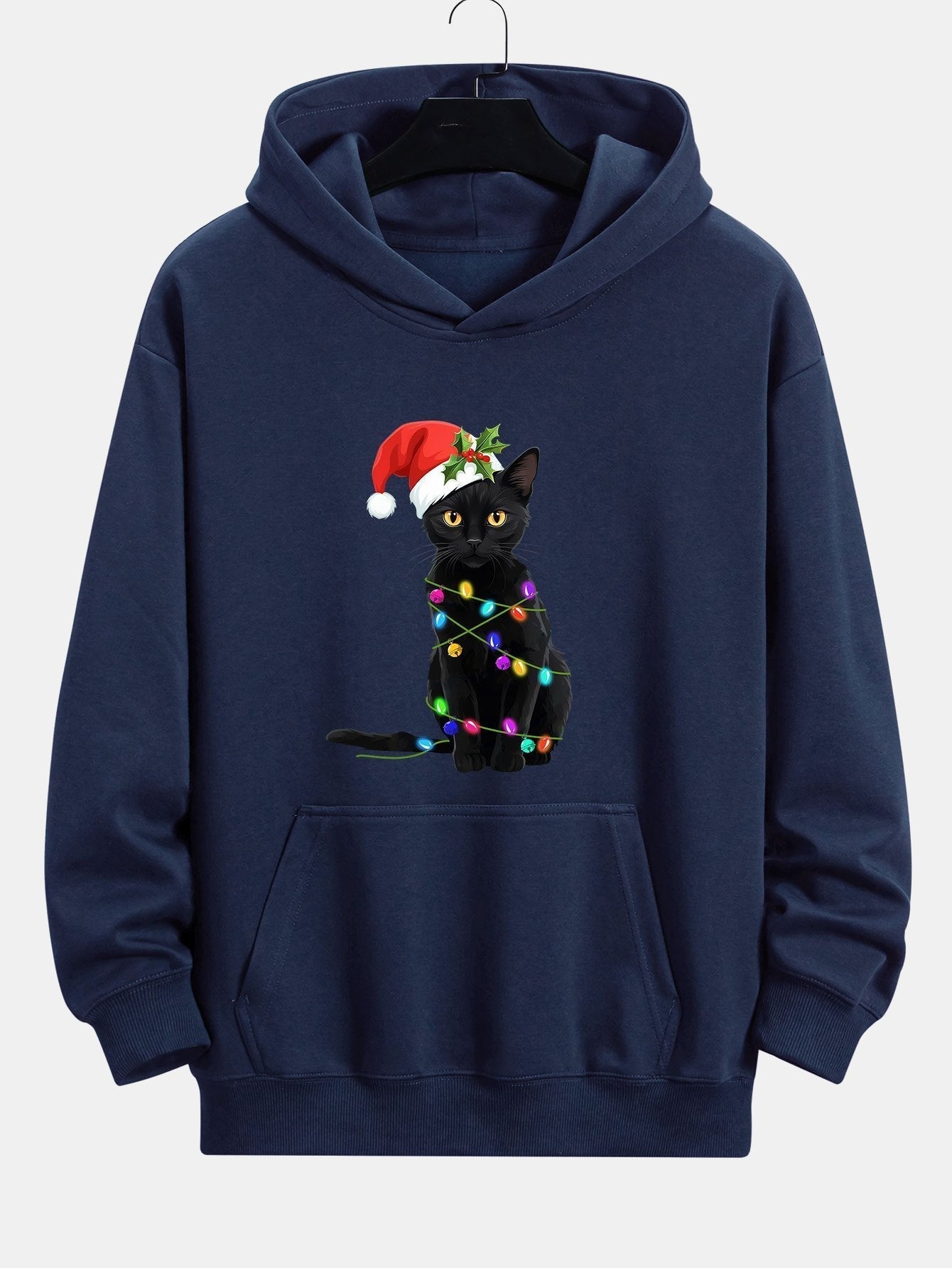 Vance Astor Christmas Lights Cat Hoodie
