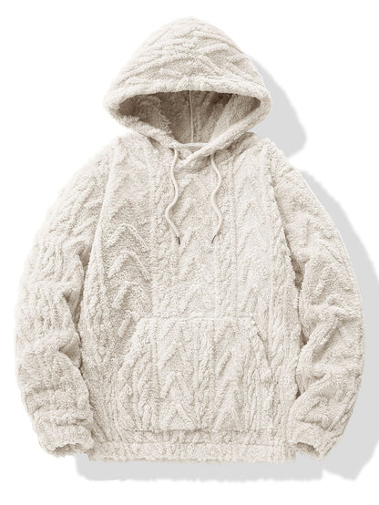 Vance Astor Geometric Jacquard Hoodie
