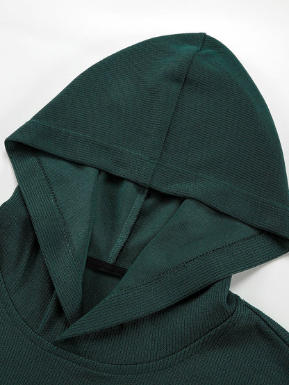 Vance Astor Basic Ribbed Hoodie