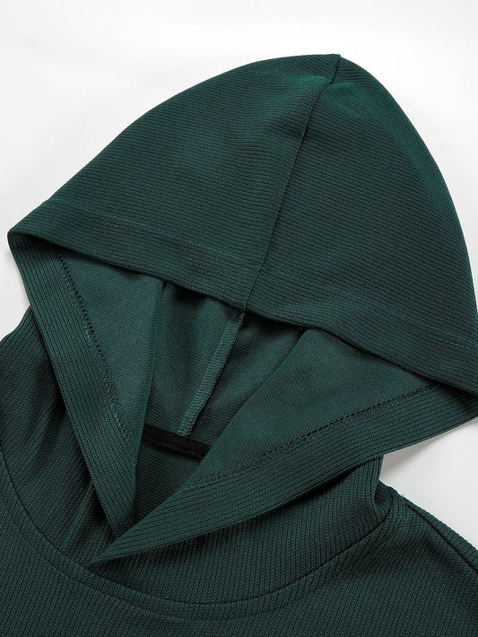 Vance Astor Basic Ribbed Hoodie