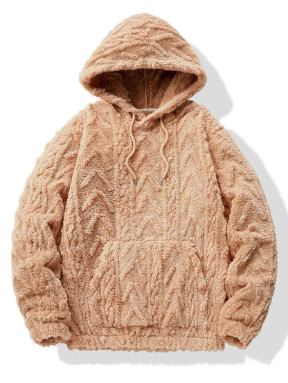 Vance Astor Geometric Jacquard Hoodie