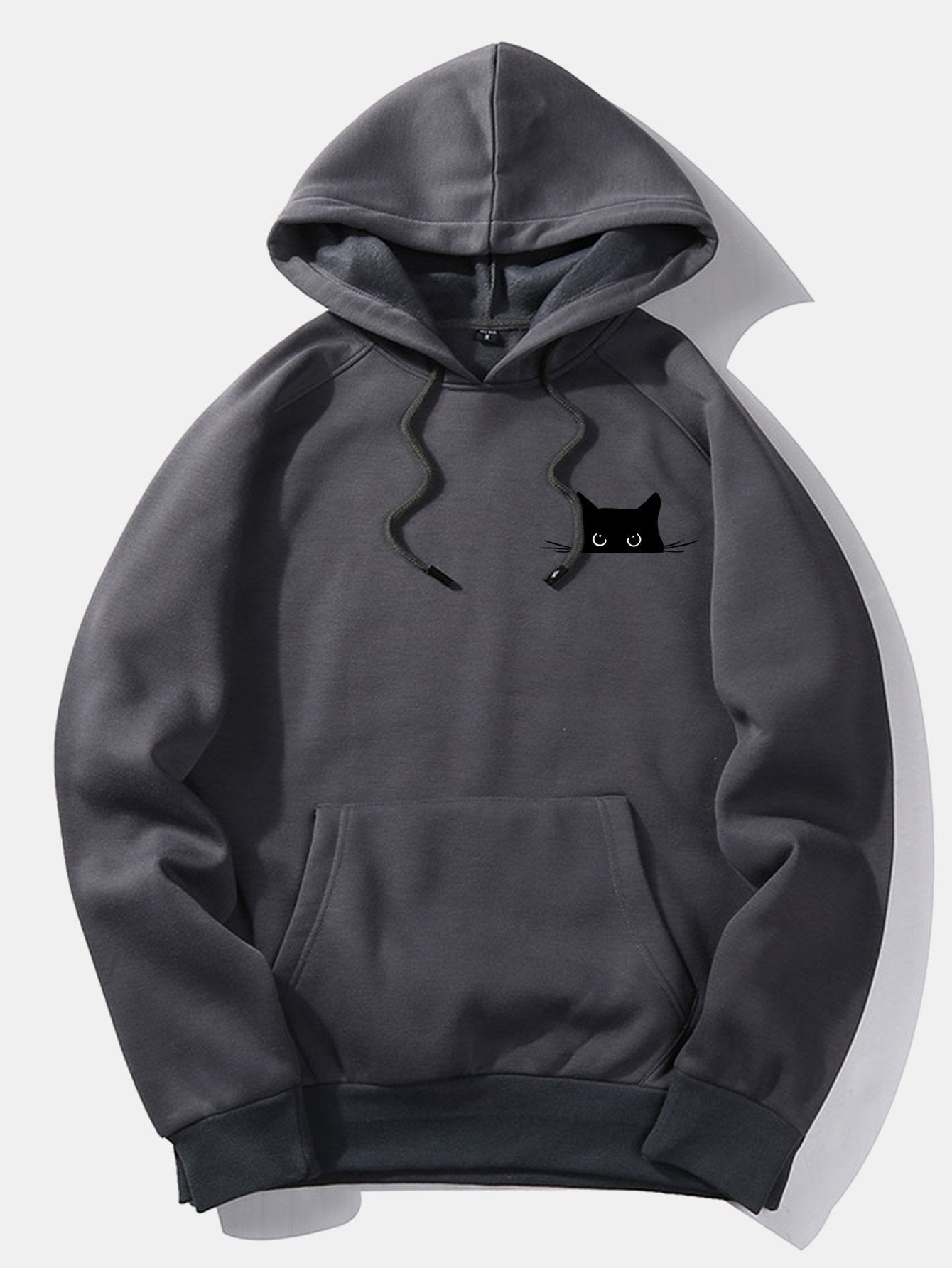 Vance Astor Black Cat Printed Hoodie