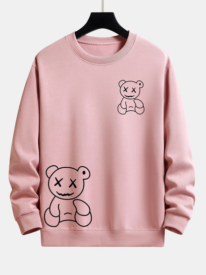 Vance Astor Bear Print Sweatshirt