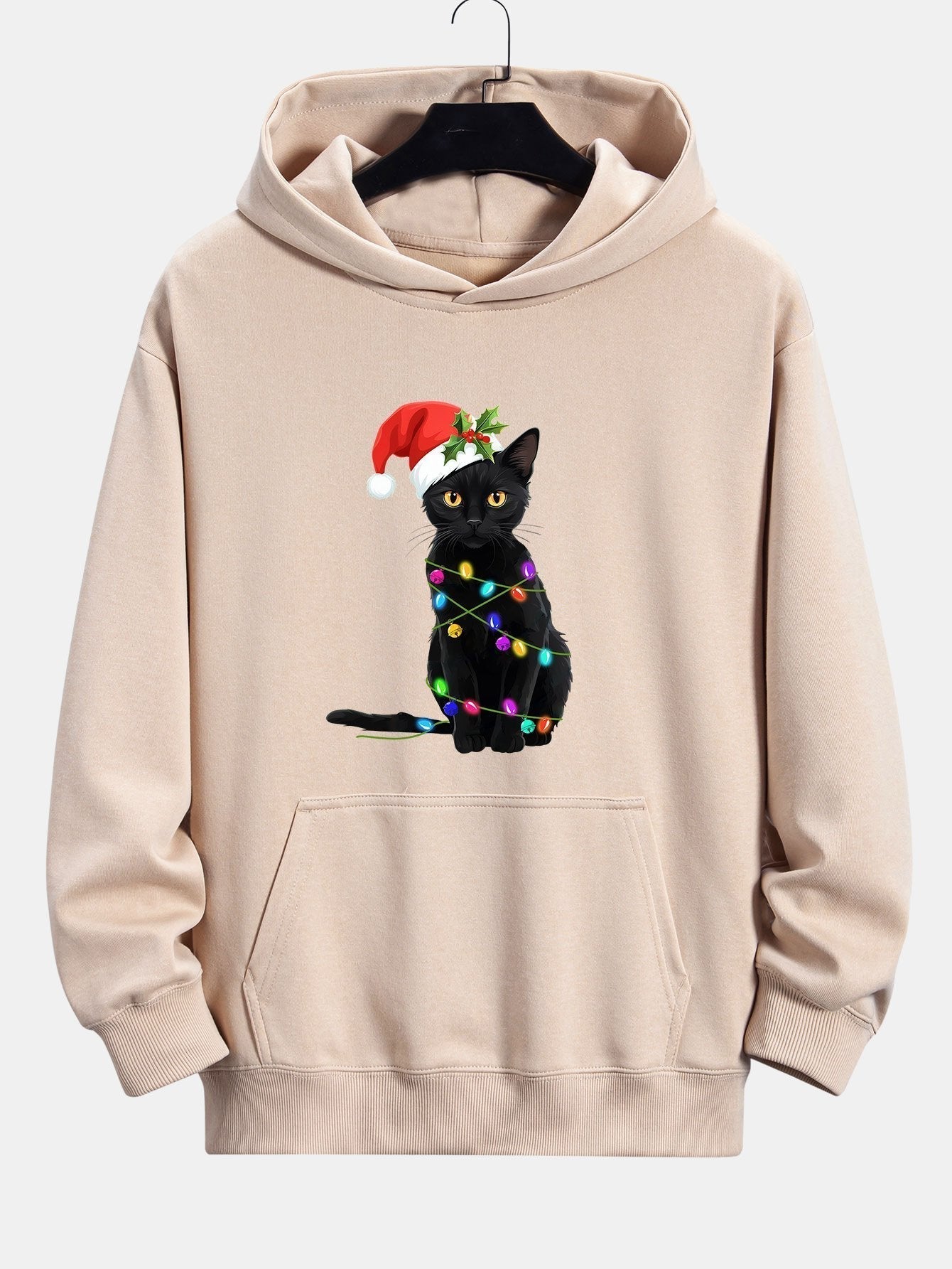 Vance Astor Christmas Lights Cat Hoodie