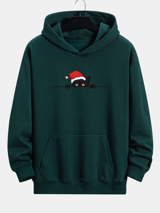 Vance Astor Christmas Black Cat Hoodie