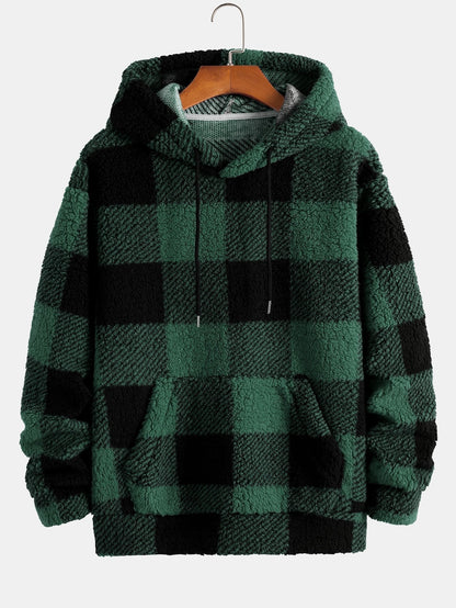 Vance Astor Plaid Pattern Hoodie