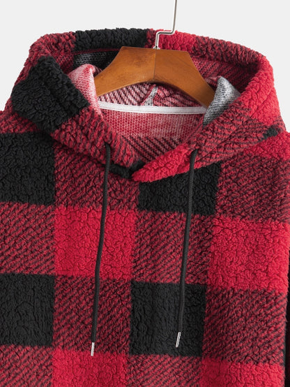 Vance Astor Plaid Pattern Hoodie