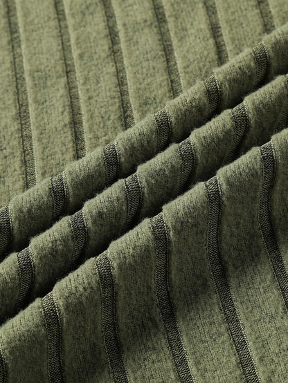 Vance Astor Knit Ribbed Sweatshirt