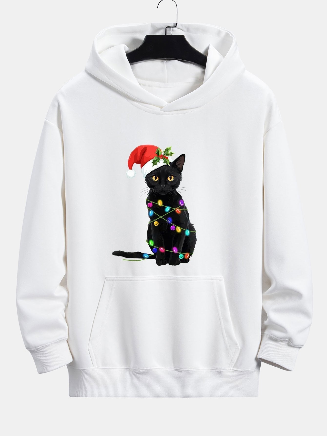 Vance Astor Christmas Lights Cat Hoodie