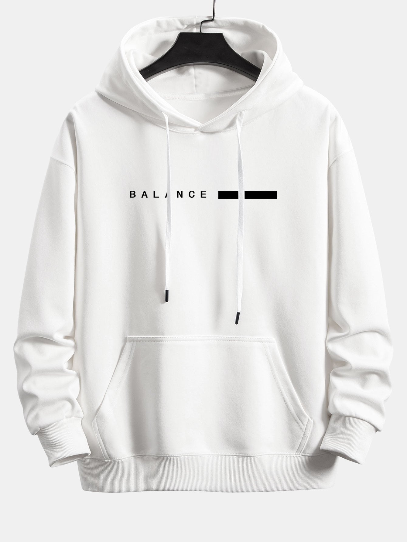 Vance Astor Balance Stripe Print Relax Fit Hoodie