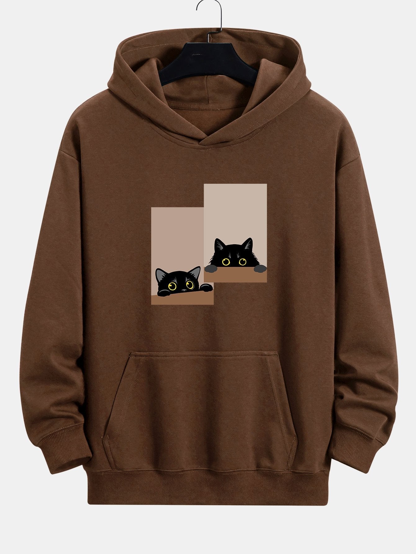 Vance Astor Black Cat Staring Hoodie