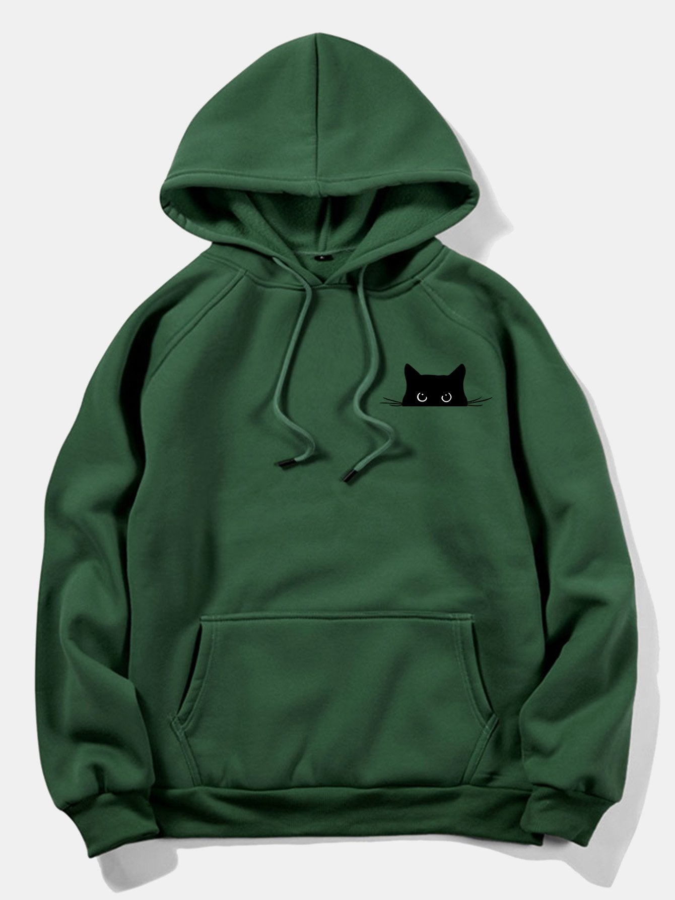 Vance Astor Black Cat Printed Hoodie