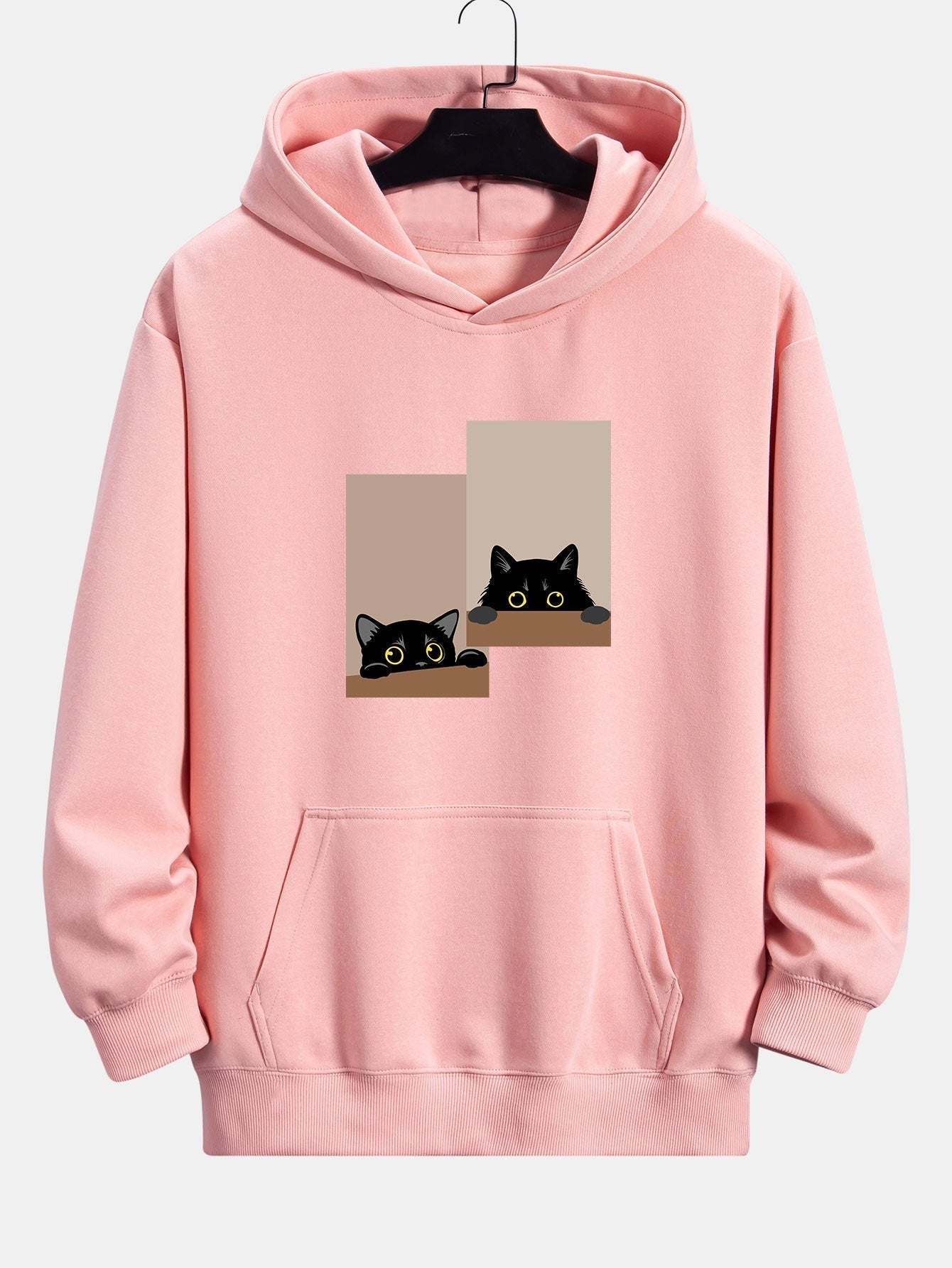 Vance Astor Black Cat Staring Hoodie