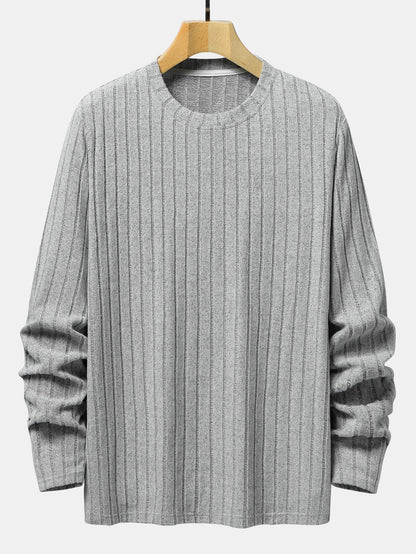 Vance Astor Knit Ribbed Sweatshirt