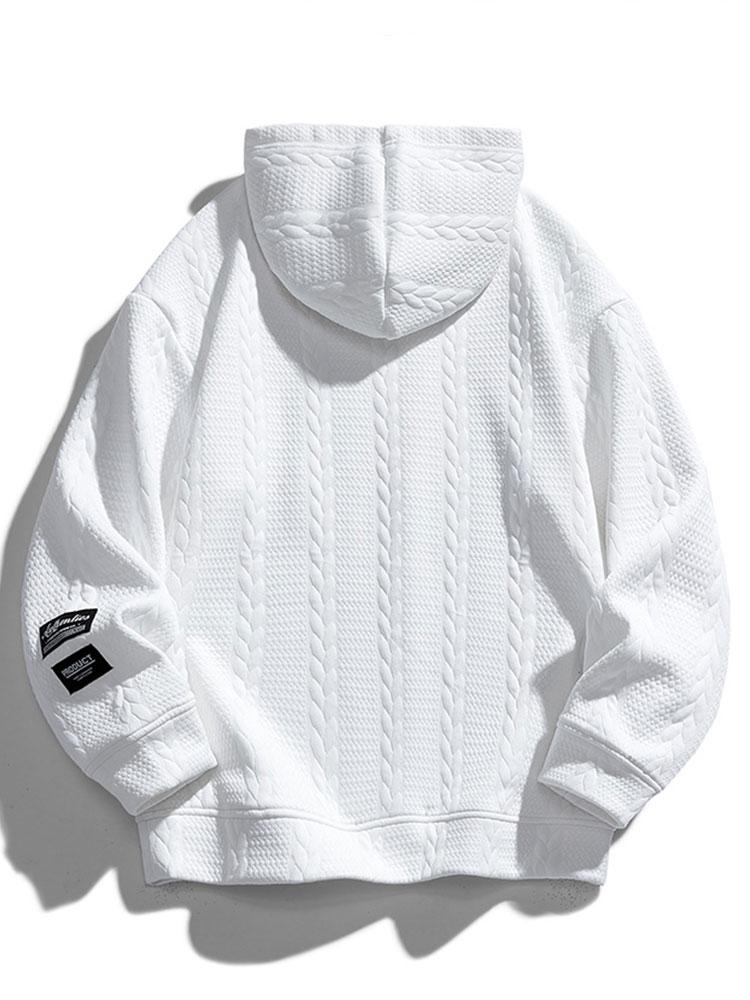 Vance Astor Wheat Jacquard Hoodie