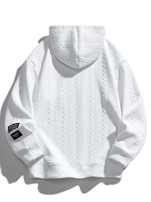 VANCE ASTOR Wheat Jacquard Hoodie