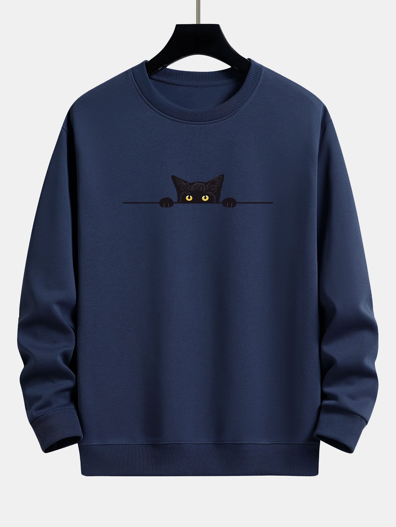 Vance Astor Black Cat Desenli Sweatshirt