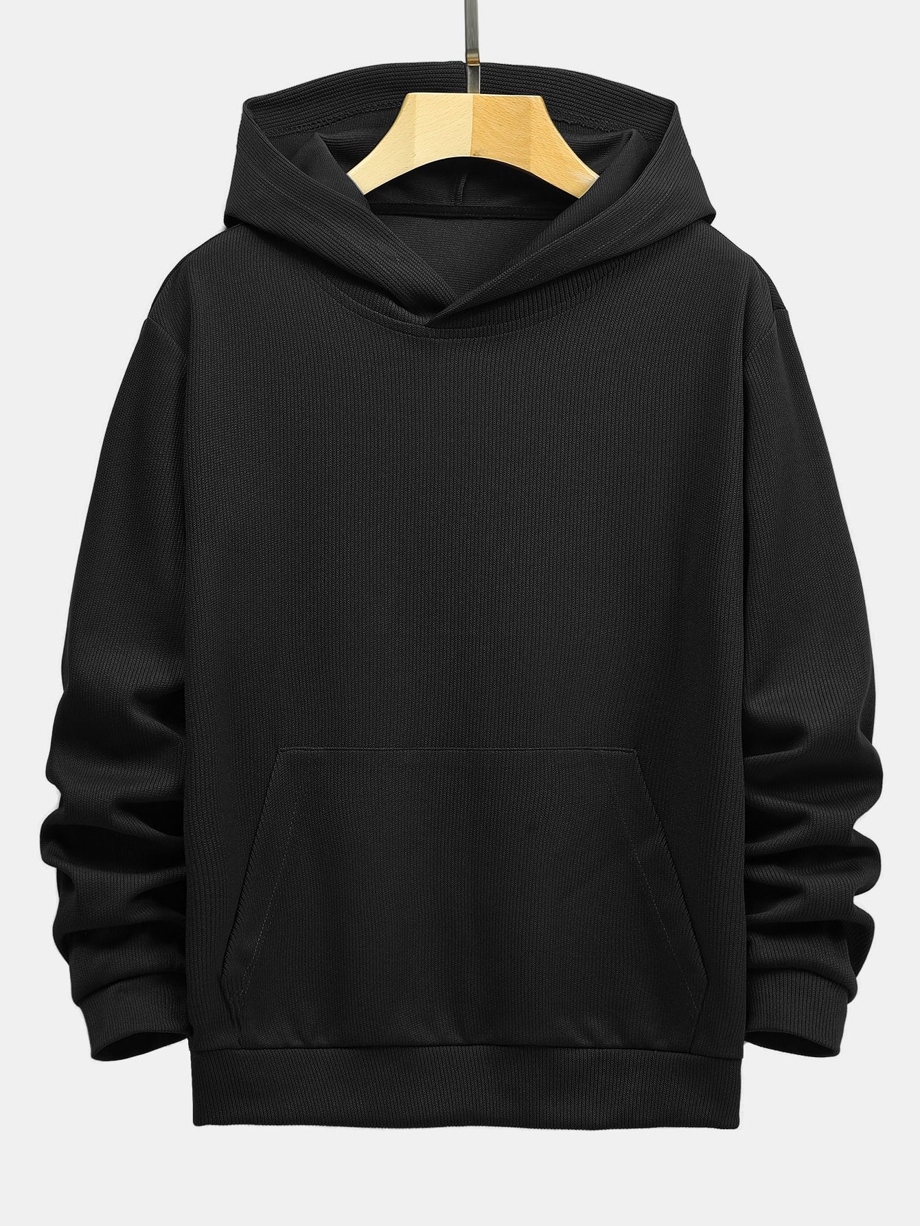 Vance Astor Basic Ribbed Hoodie