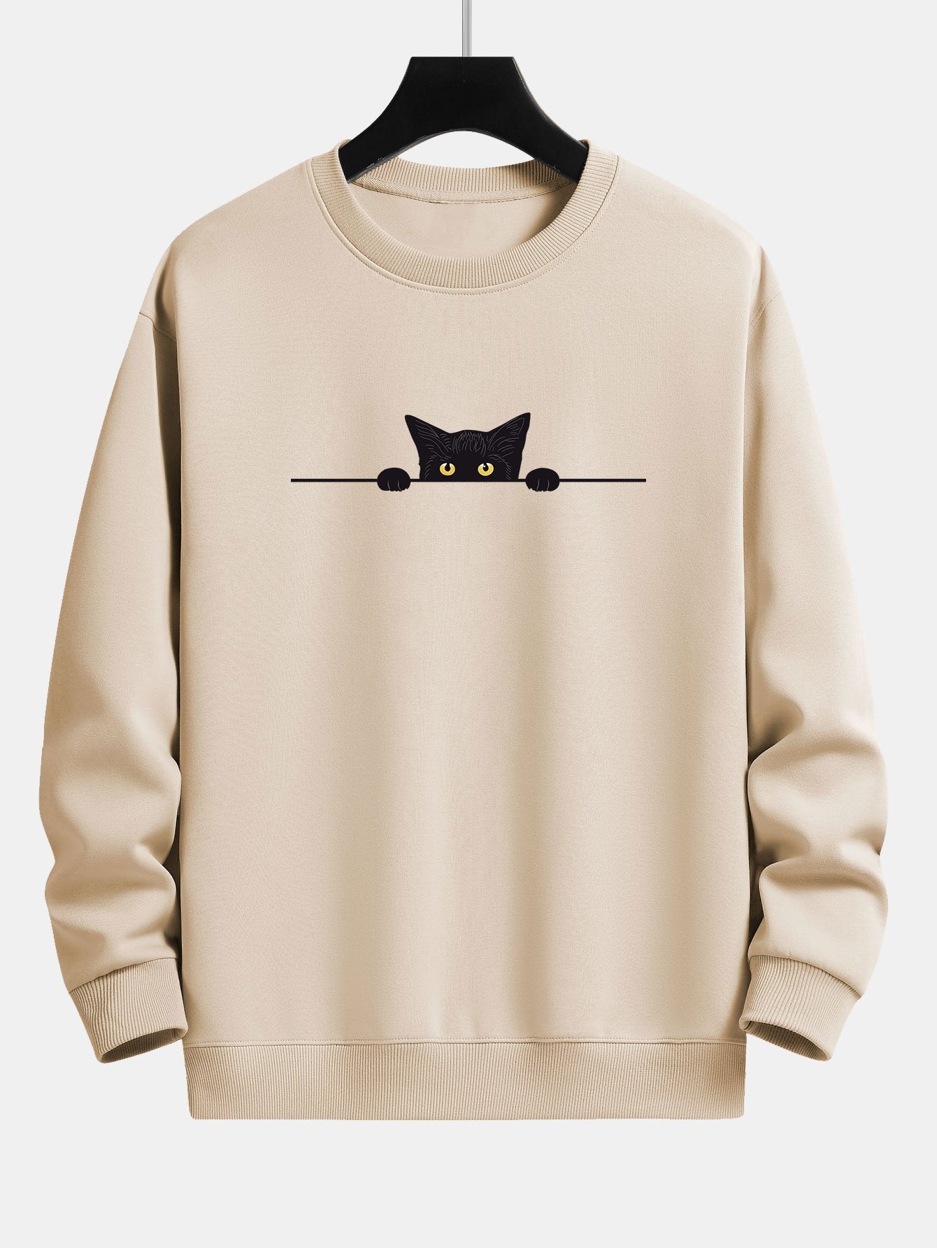 Vance Astor Black Cat Desenli Sweatshirt