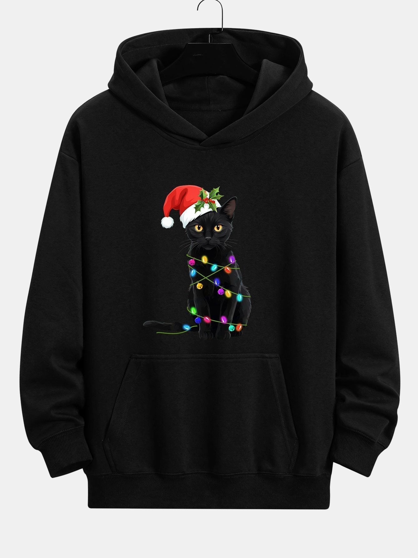 Vance Astor Christmas Lights Cat Hoodie