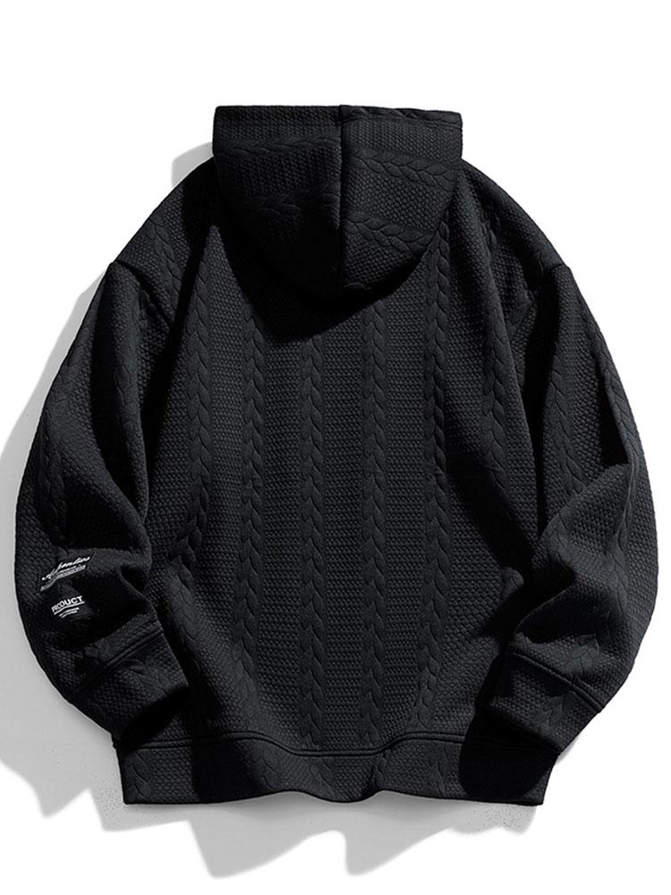 Vance Astor Wheat Jacquard Hoodie