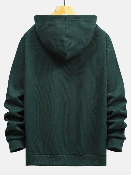 Vance Astor Basic Ribbed Hoodie