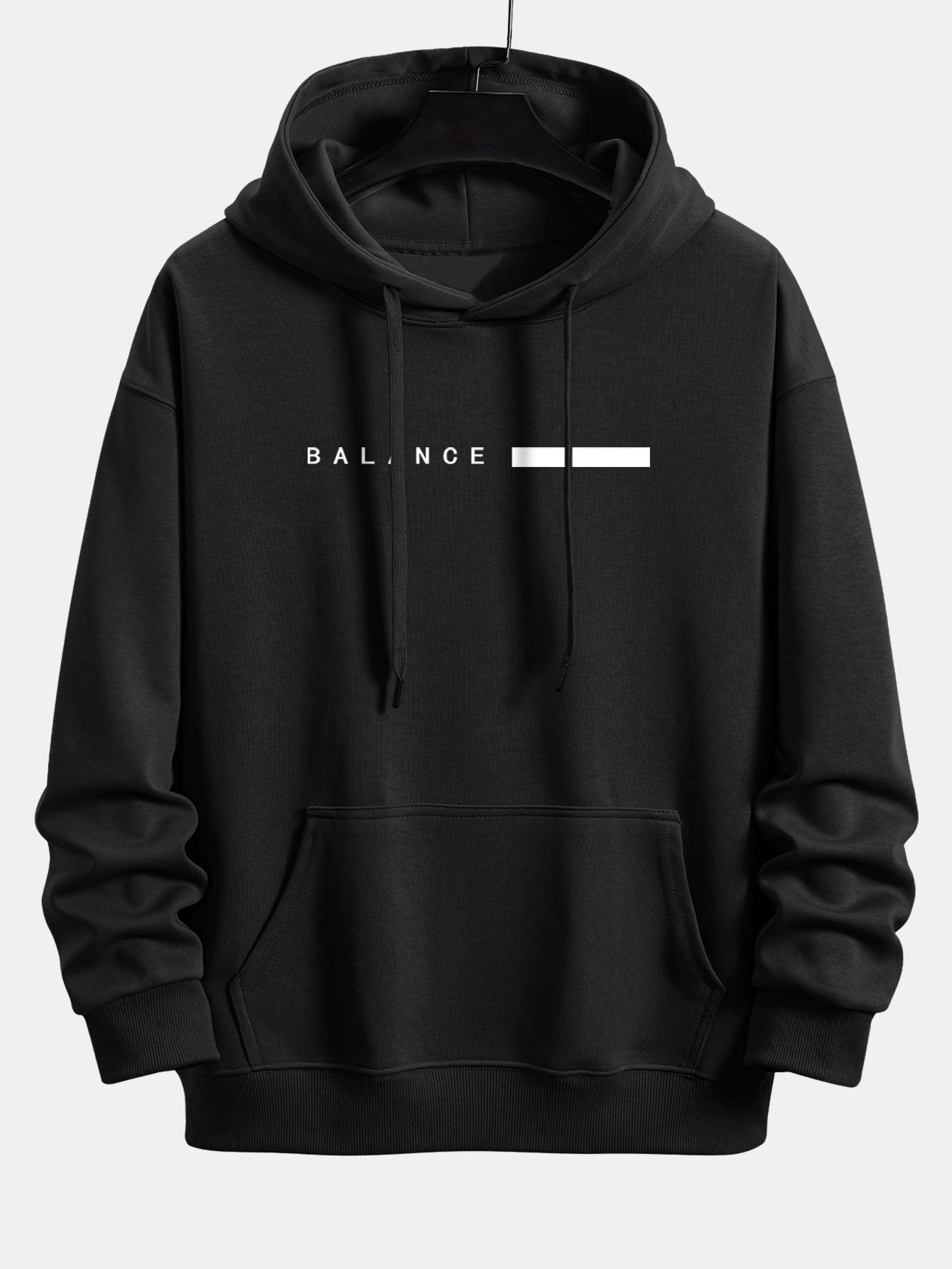 Vance Astor Balance Stripe Print Relax Fit Hoodie