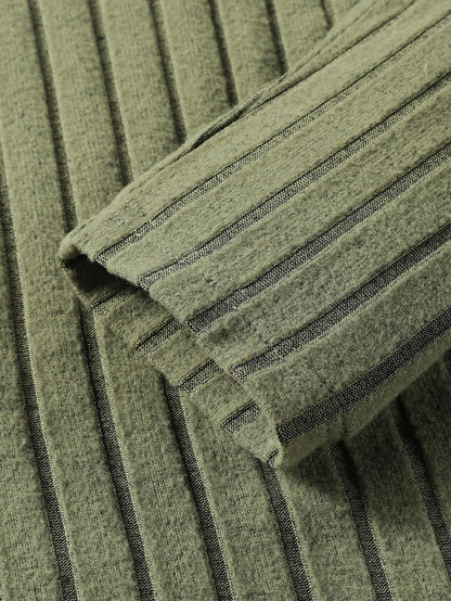 Vance Astor Knit Ribbed Sweatshirt