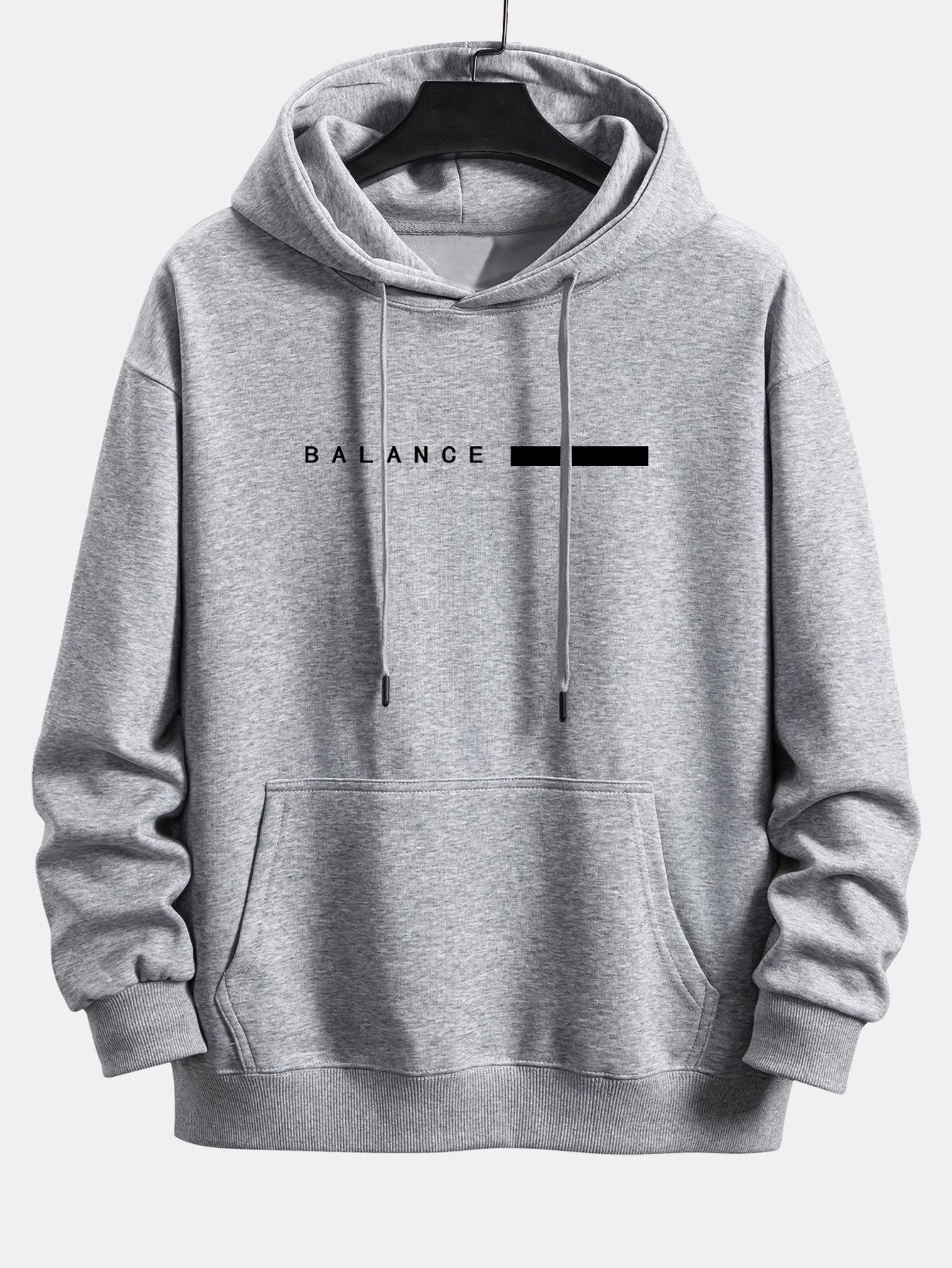 Vance Astor Balance Stripe Print Relax Fit Hoodie