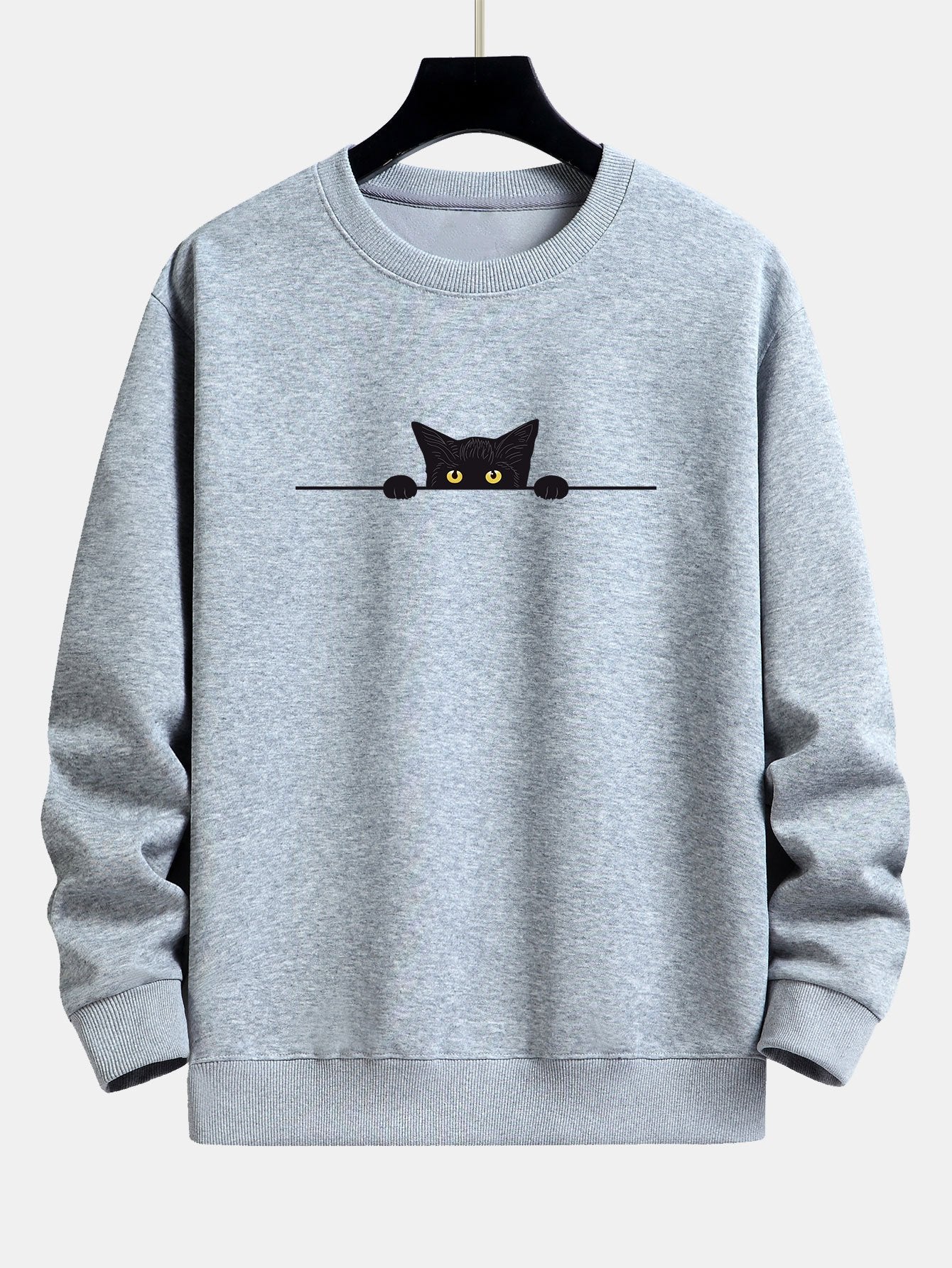 Vance Astor Black Cat Desenli Sweatshirt