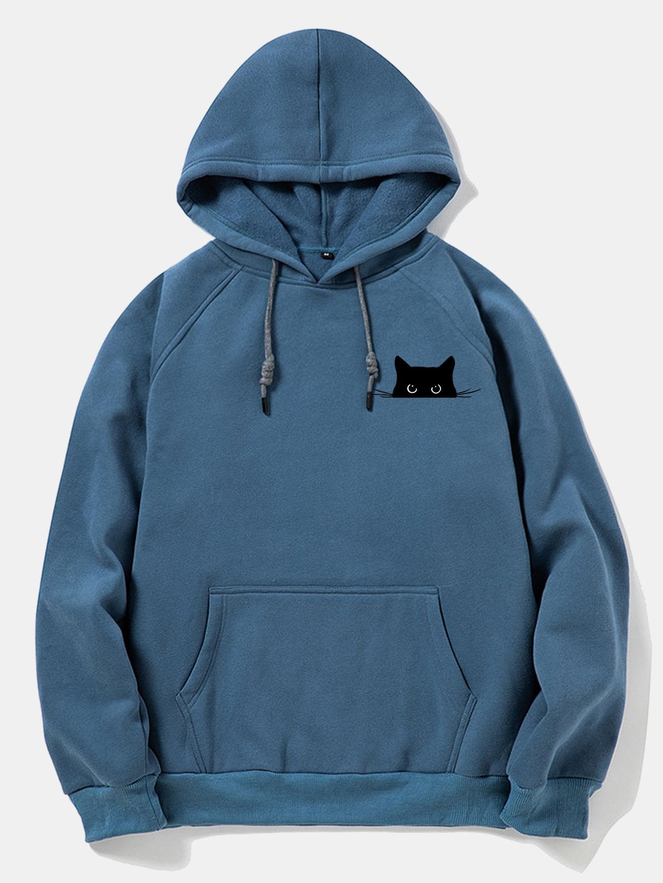 Vance Astor Black Cat Printed Hoodie