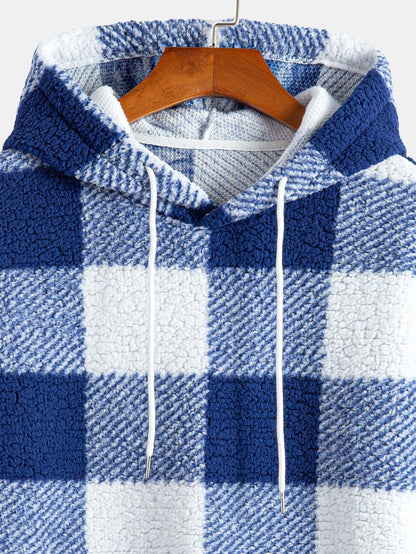 Vance Astor Plaid Pattern Hoodie